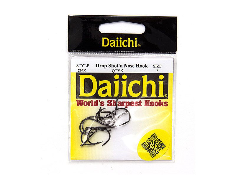 Daiichi Drop Shot Hooks Black Nickel